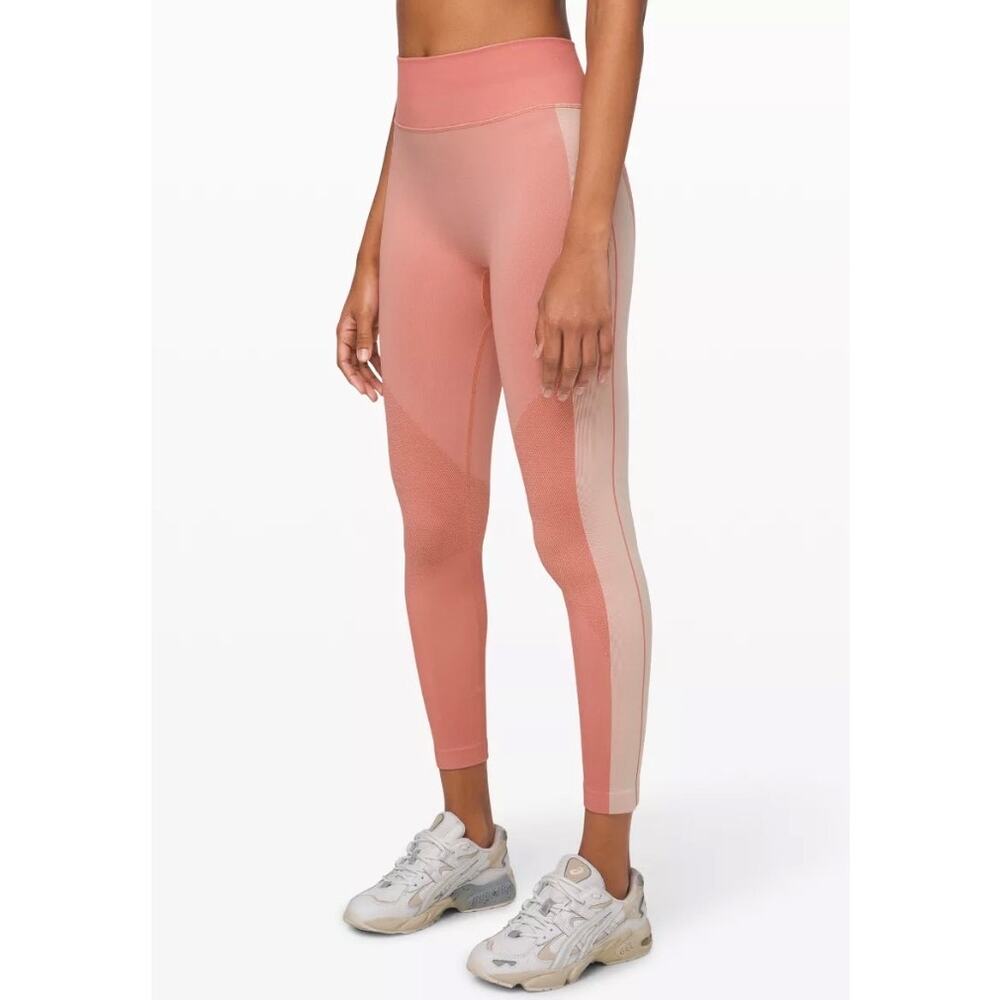 Lululemon Ebb To Train Tight Abstract Womens Size 8